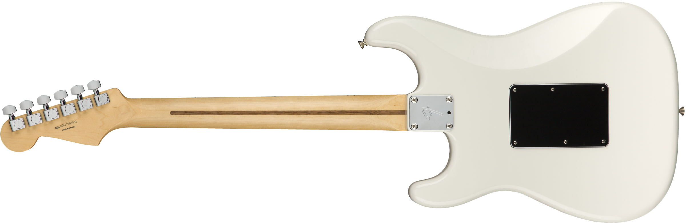 Player Stratocaster® with Floyd Rose®, Maple Fingerboard, Polar White - Image 3