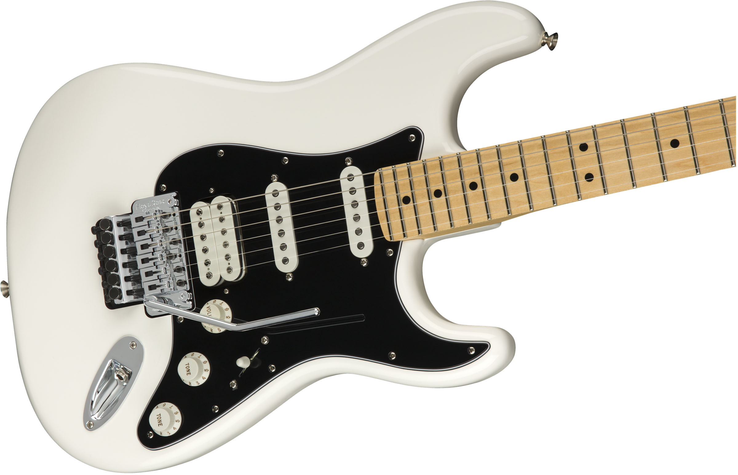 Player Stratocaster® with Floyd Rose®, Maple Fingerboard, Polar White - Image 5