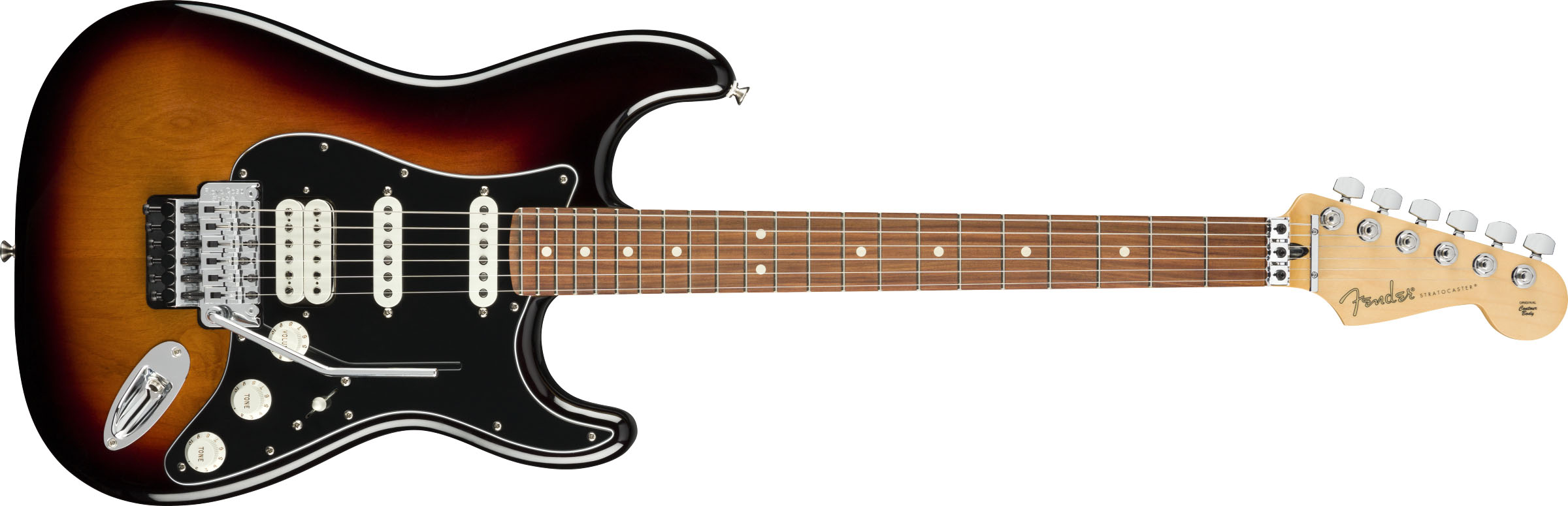 Player Stratocaster® with Floyd Rose®, Pau Ferro Fingerboard, 3-Color Sunburst - Image 2