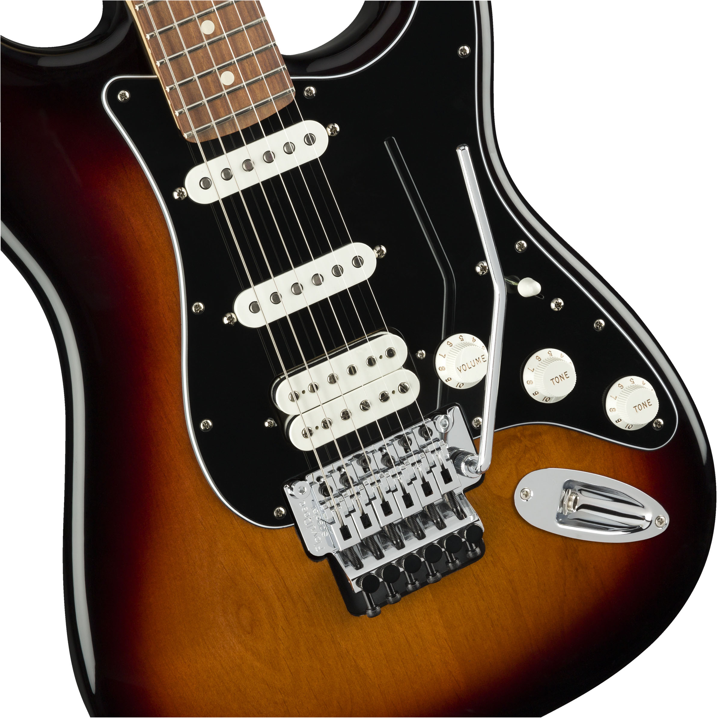 Player Stratocaster® with Floyd Rose®, Pau Ferro Fingerboard, 3-Color Sunburst - Image 4