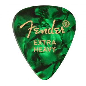 351 Shape Premium Picks, Extra Heavy, Green Moto, 12 Count