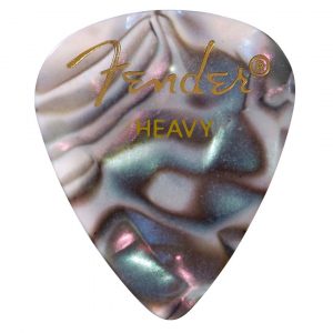 Premium Celluloid 351 Shape Picks, Heavy, Abalone, 144-Pack
