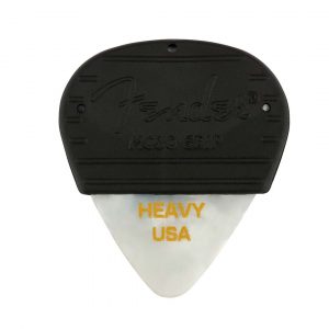 Mojo Grip Picks, Celluloid, Heavy, 3-Pack, White Moto