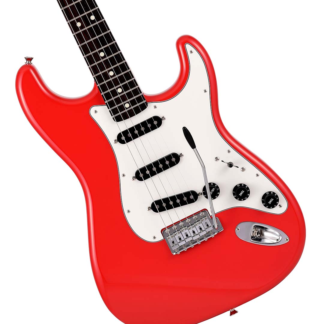 Made in Japan Limited International Color Stratocaster®, Rosewood Fingerboard, Morocco Red - Image 4