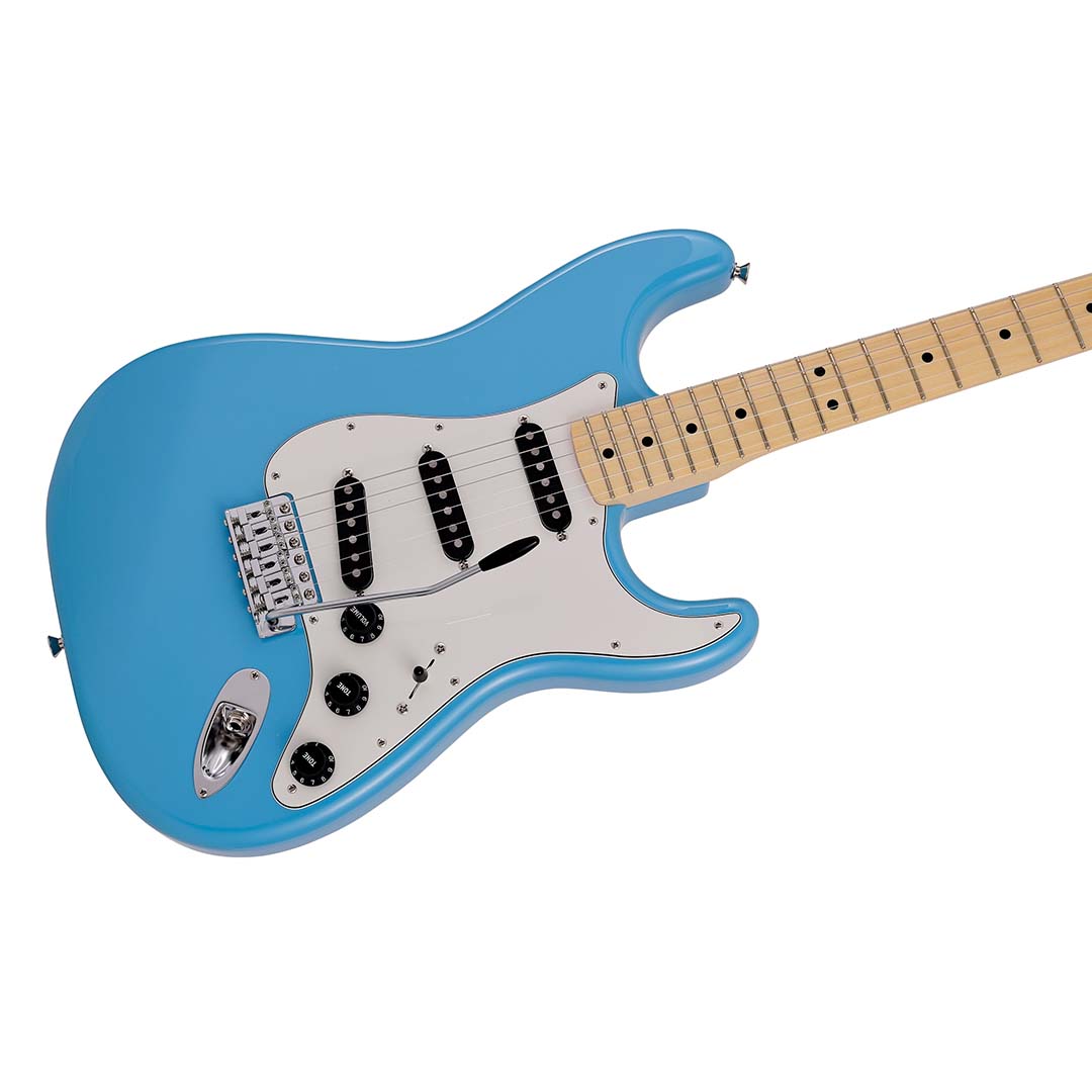 Made in Japan Limited International Color Stratocaster®, Maple Fingerboard, Maui Blue - Image 5