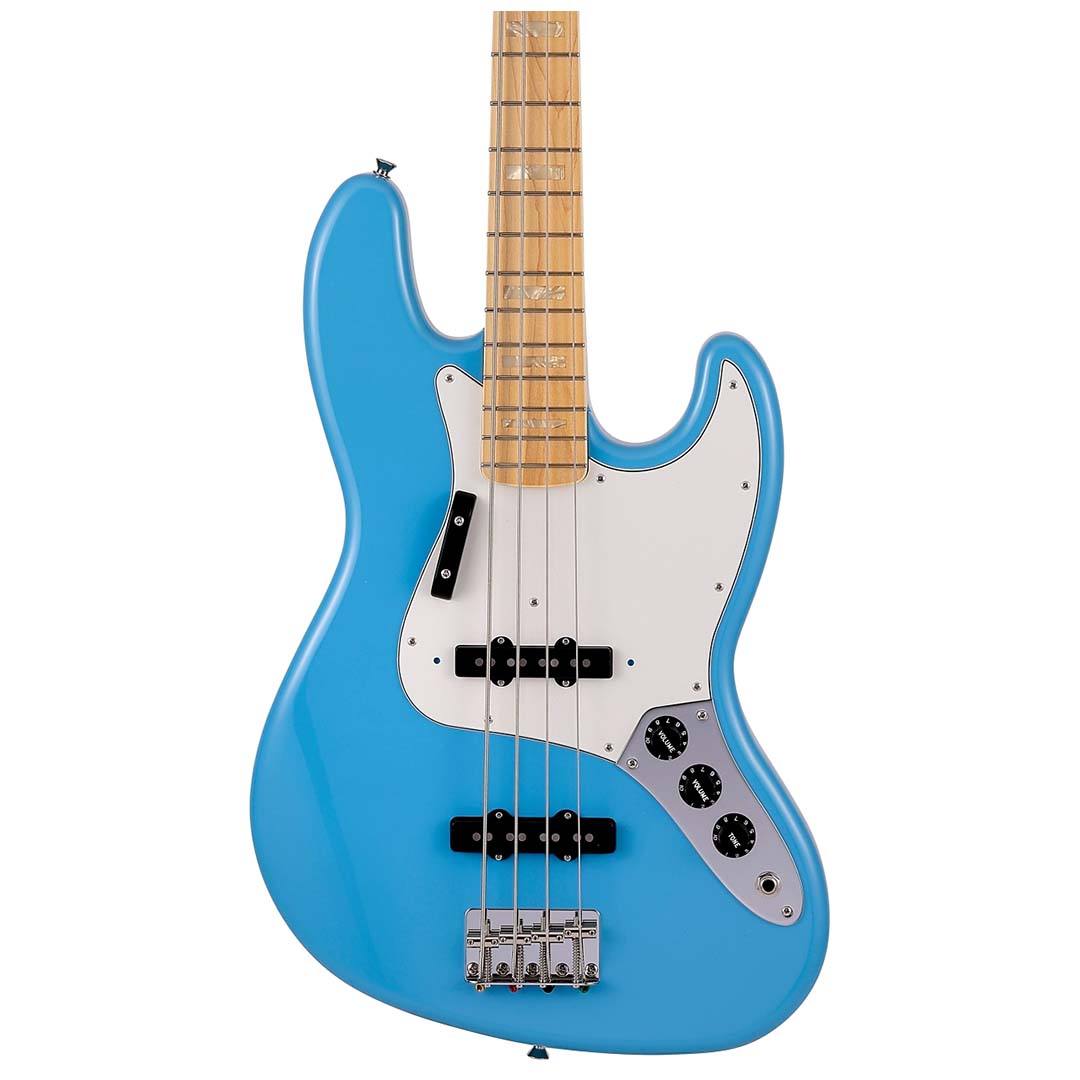 Made in Japan Limited International Color Jazz Bass®, Maple Fingerboard, Maui Blue
