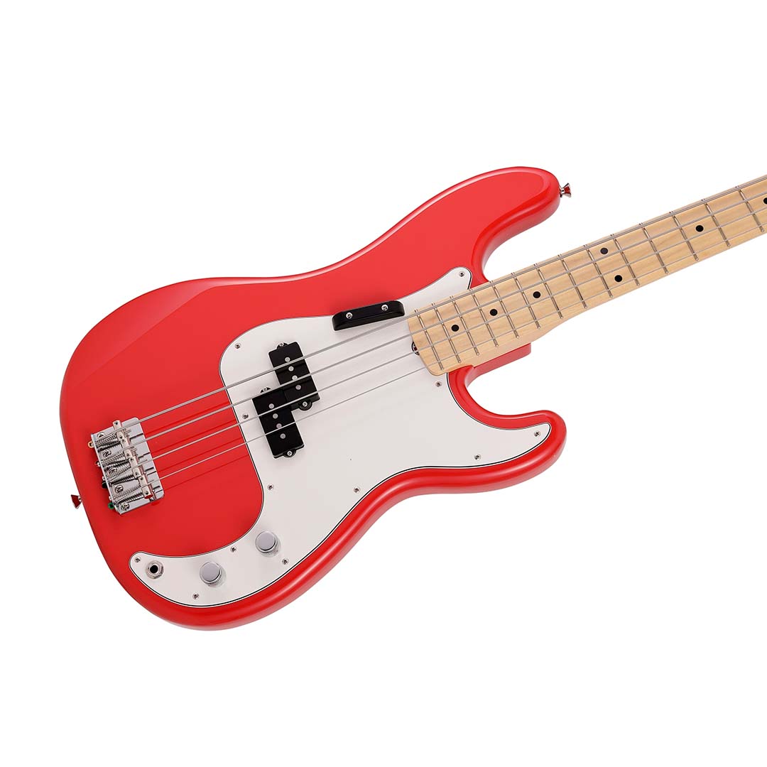 Made in Japan Limited International Color Precision Bass®, Maple Fingerboard, Morocco Red - Image 5