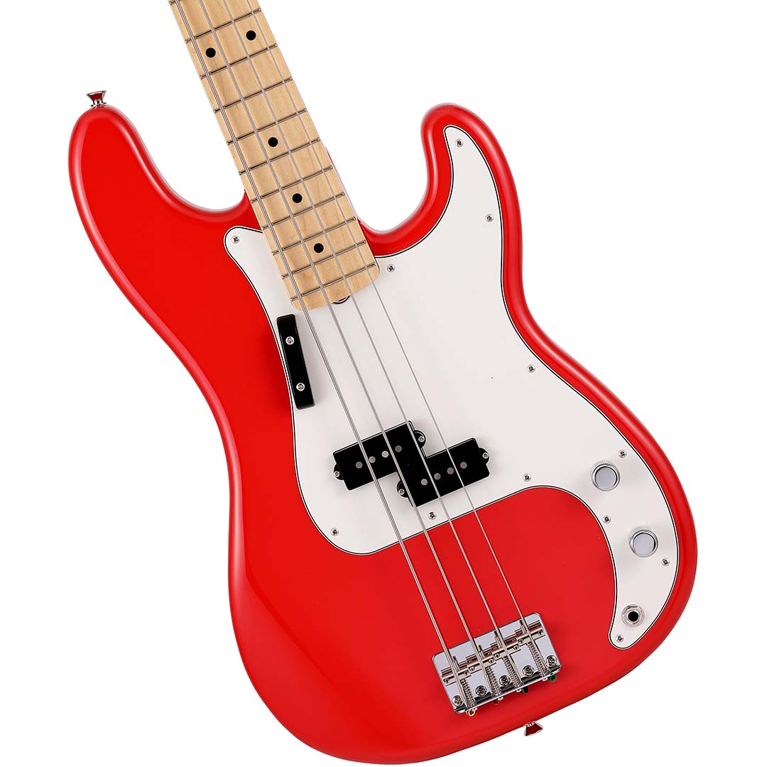Made in Japan Limited International Color Precision Bass®, Maple Fingerboard, Morocco Red - Image 4