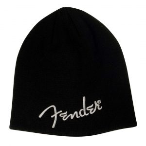 Fender® Logo Beanie, Black, One Size