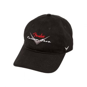 Fender® Custom Shop Baseball Hat, Black, One Size Fits Most