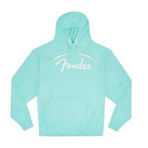 Fender® Spaghetti Logo Hoodie, Daphne Blue, S