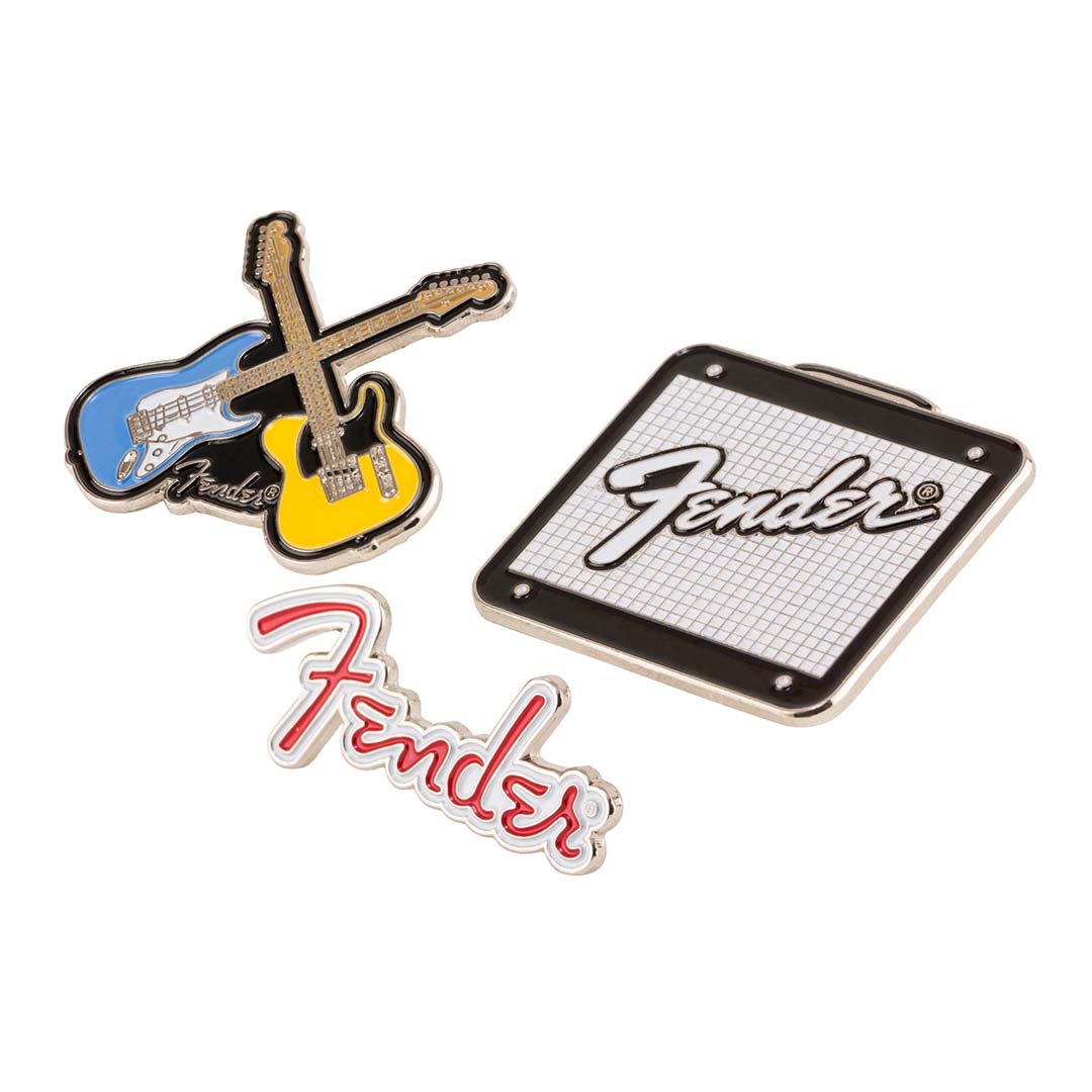 Fender™ RED LOGO ENAMEL PIN - Image 2