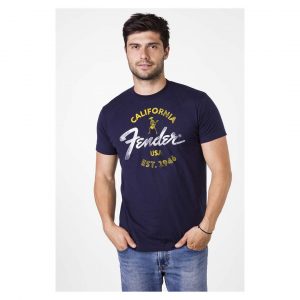 Fender® Baja Blue T-Shirt, Blue, M