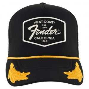 Fender® Scrambled Eggs Hat, Black