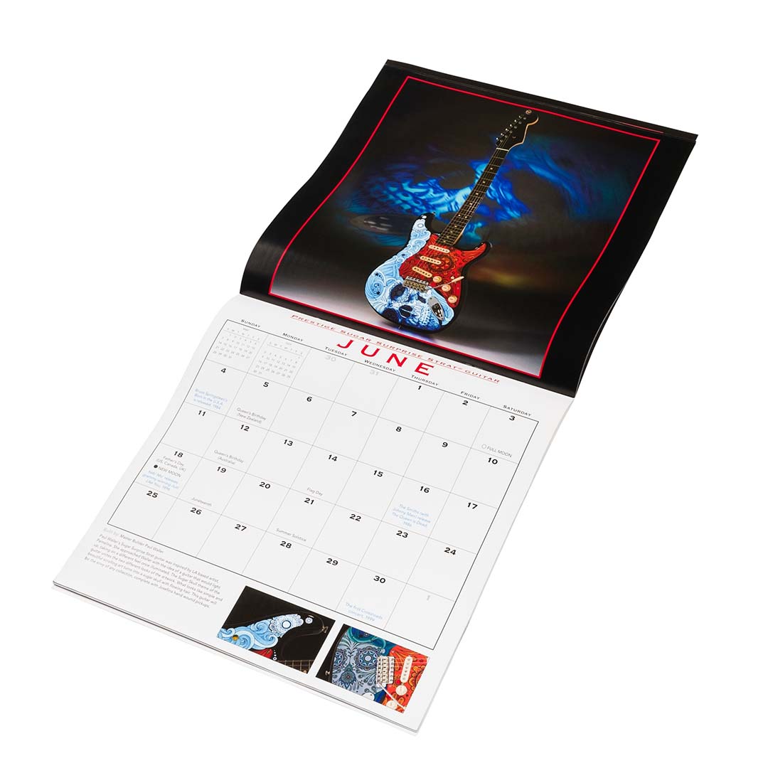 Fender® 2024 Custom Shop Calendar - Image 3