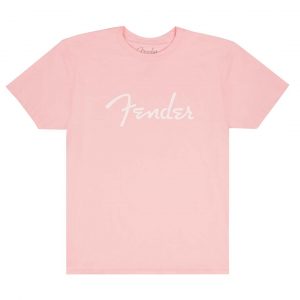 Fender® Spaghetti Logo T-Shirt, Shell Pink, S