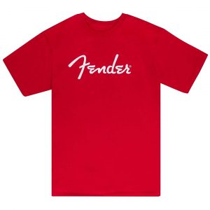Fender® Spaghetti Logo T-Shirt, Dakota Red, S