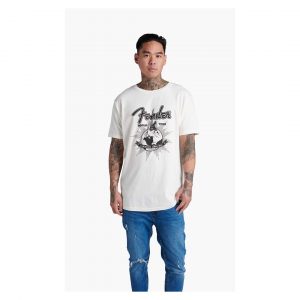 Fender® World Tour T-Shirt, Vintage White, S
