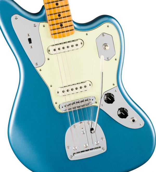 American Professional Classic Jaguar® Electric Guitar - Faded Lake Placid Blue - Image 4