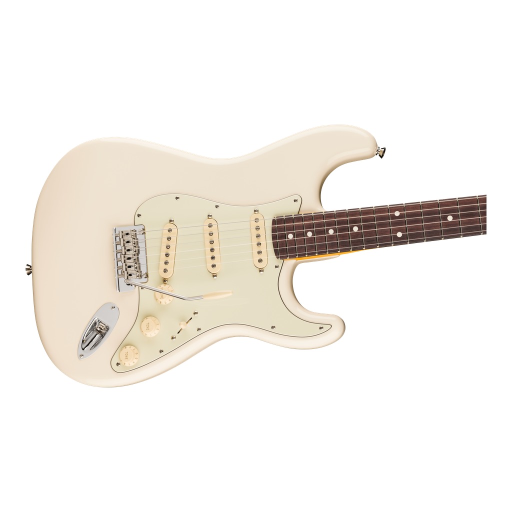 American Professional Stratocaster® Rosewood Fingerboard - Olympic White - Image 5