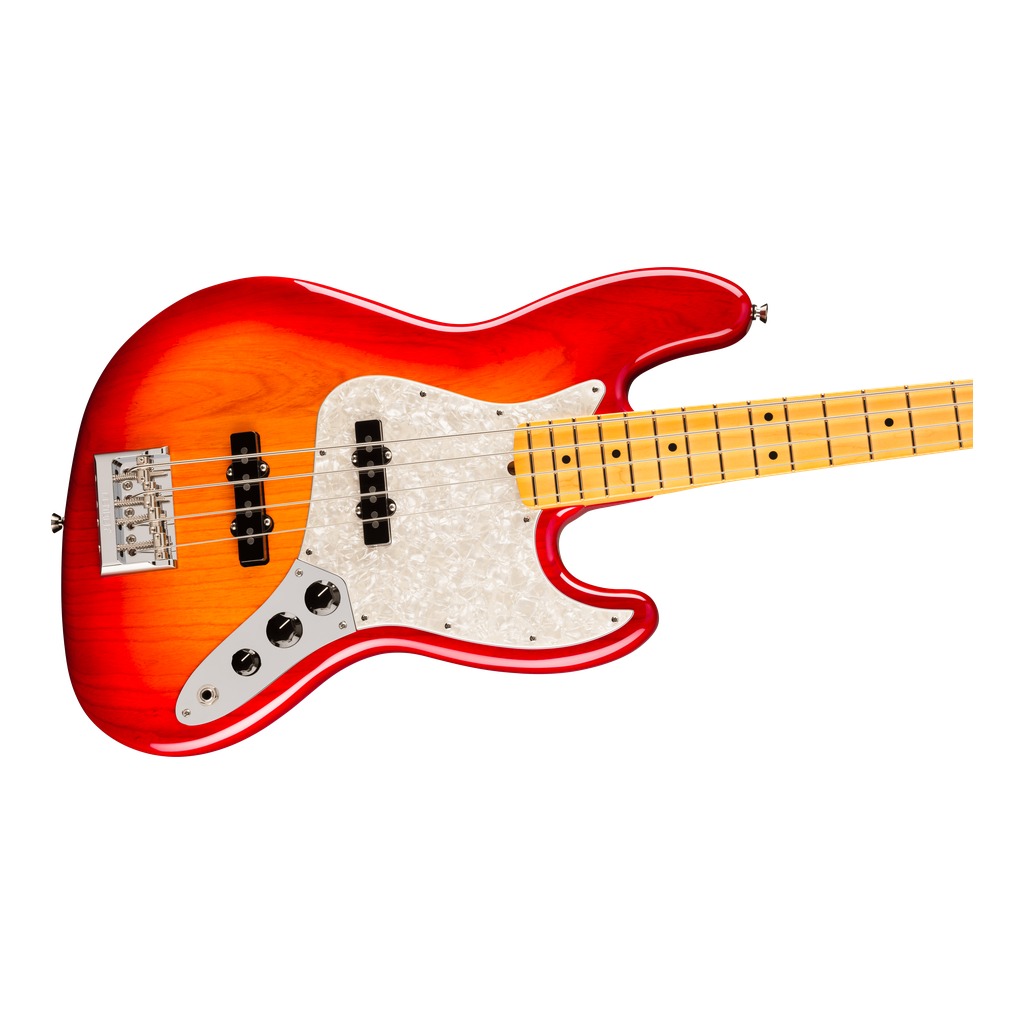American Professional Jazz Bass® Maple Fingerboard - Aged Cherry Burst - Image 5